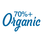 70% organic