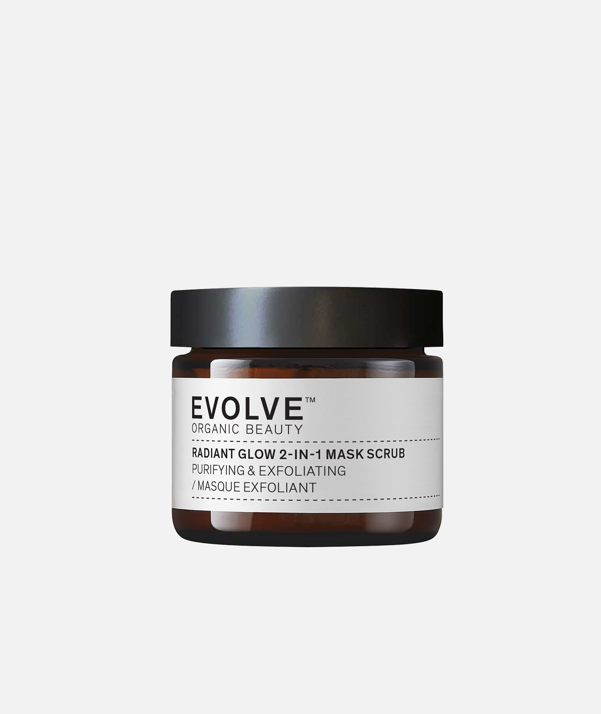 radiant glow 2-in-1 mask scrub