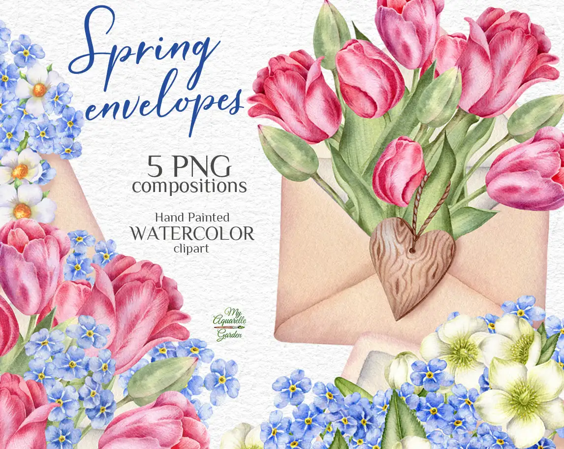 spring-envelopes-valentine-day-love-watercolor-clipart-by-myaquarellegarden
